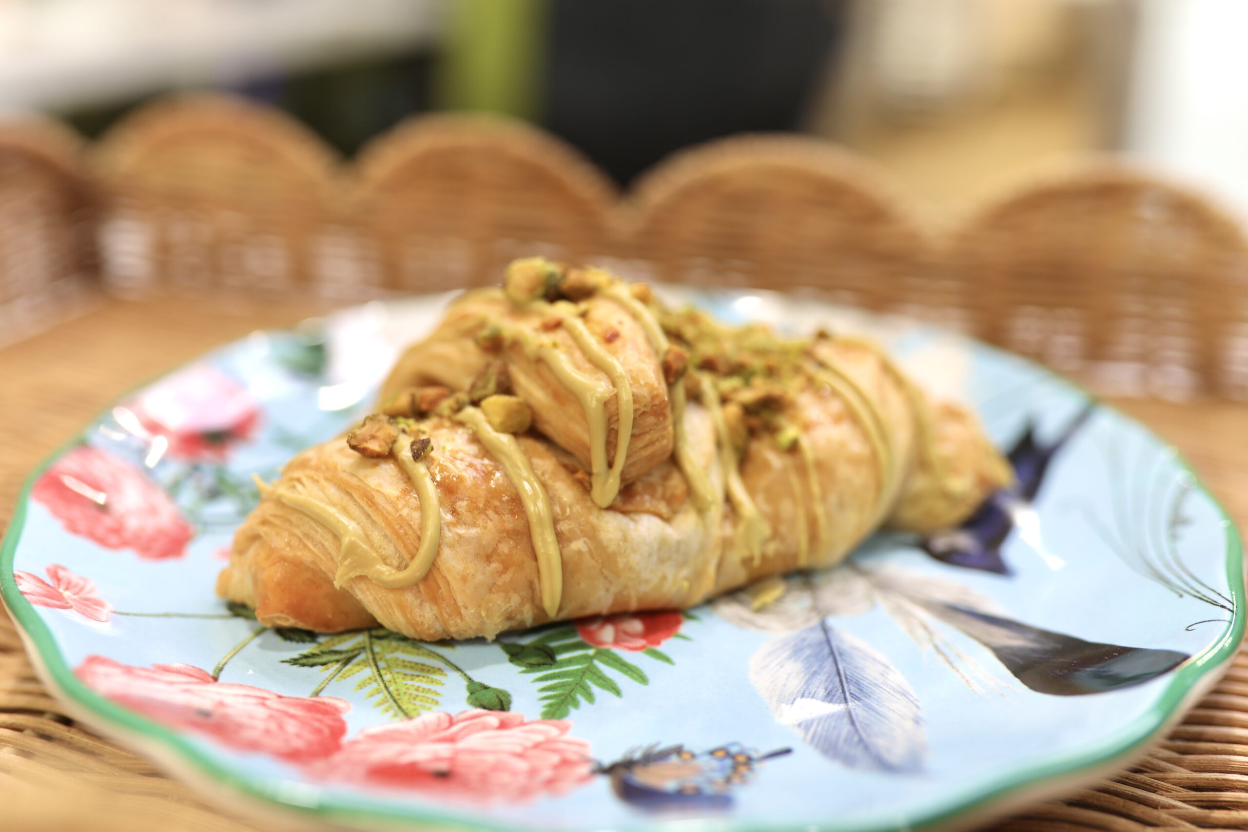Botanical signature pastry at Rosalía’s Botanical Café